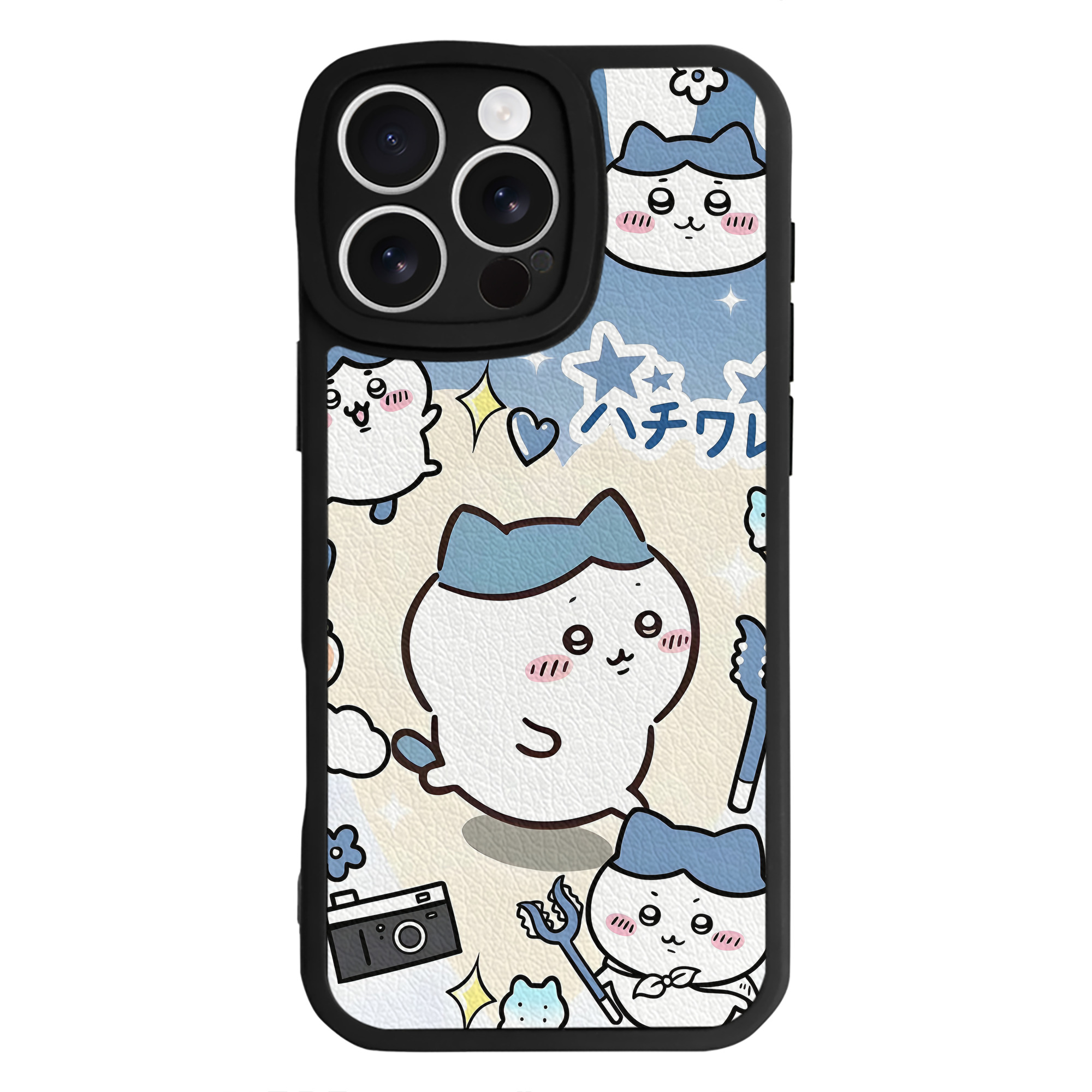 （画像用） ちいかわ Chii-kawa 【iPhone 16シリーズ対応】シリコンスマホケース（レザー調） 材質：シリコン